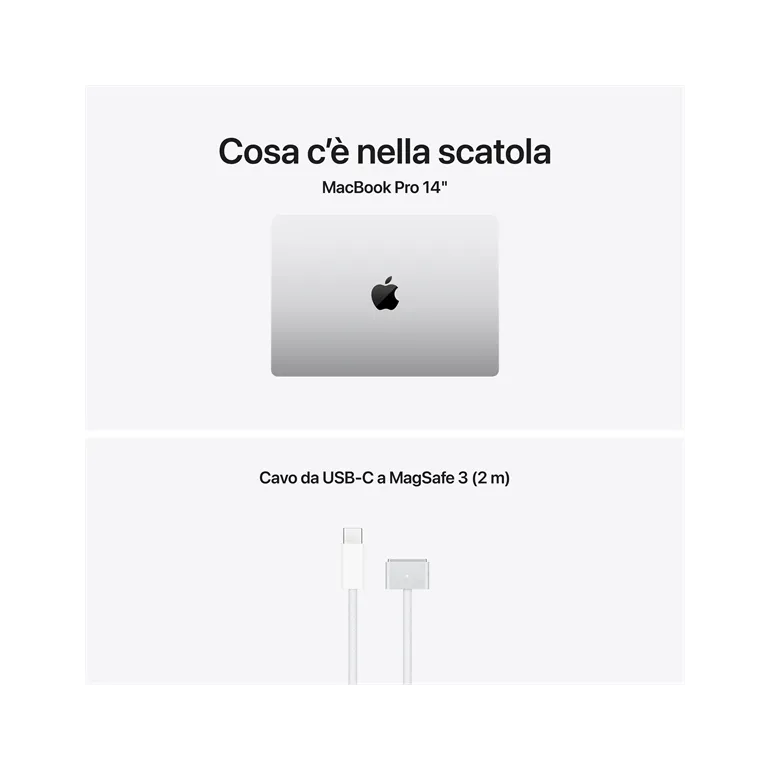 Apple Macbook Pro 14" M5 10-Core CPU and 10-Core GPU, 32GB, 1TB SSD - Argento