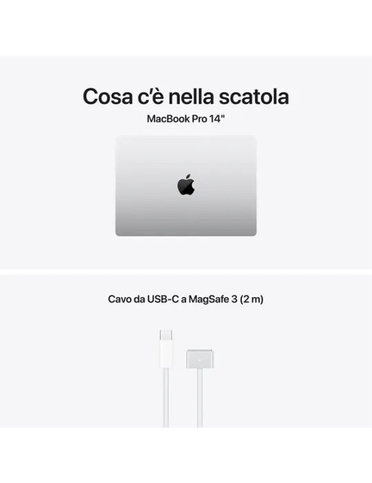 Apple Macbook Pro 14" M5 10-Core CPU and 10-Core GPU, 32GB, 1TB SSD - Argento