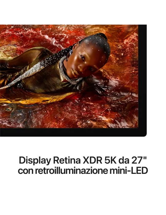 Apple Studio Display XDR 27" - Vetro standard - Supporto regolabile in inclinazione e altezza