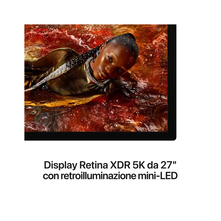 Apple Studio Display XDR 27" - Vetro standard - Adattatore di montaggio VESA (Supporto non incluso)