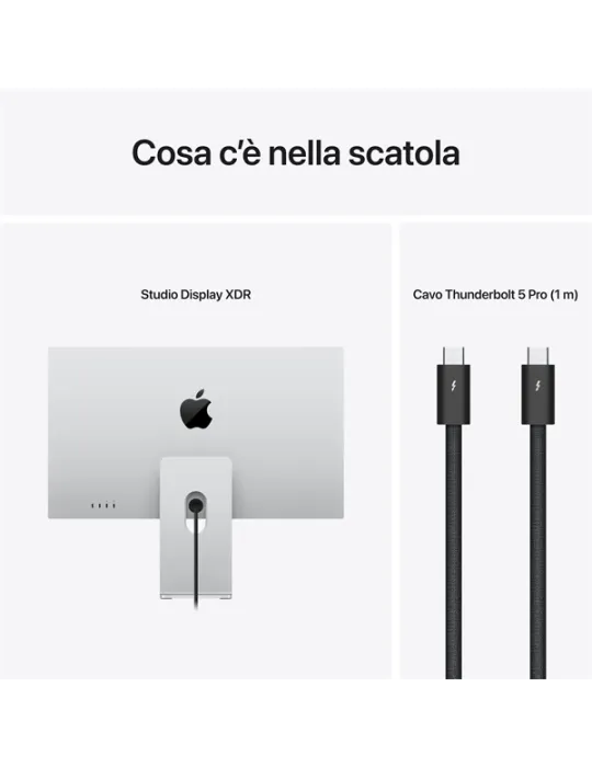 Apple Studio Display XDR 27" - Vetro nano-texture - Supporto regolabile in inclinazione e altezza