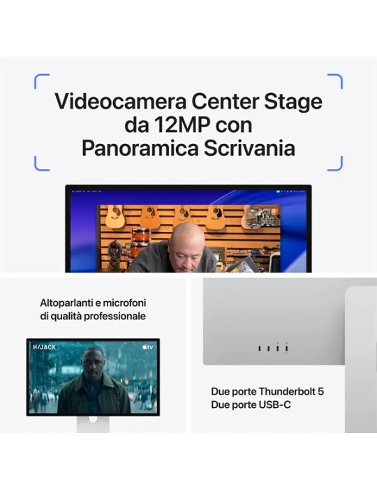 Apple Studio Display XDR 27" - Vetro nano-texture - Adattatore di montaggio VESA (Supporto non incluso)