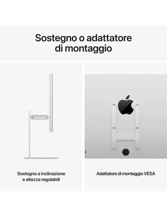 Apple Studio Display XDR 27" - Vetro nano-texture - Adattatore di montaggio VESA (Supporto non incluso)
