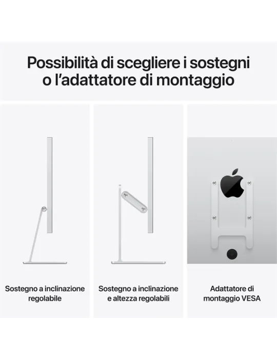 Apple Studio Display 27" - Vetro standard - Adattatore di montaggio VESA (supporto non incluso)