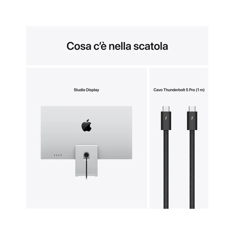 Apple Studio Display 27" - Vetro nano-texture - Adattatore di montaggio VESA (supporto non incluso)