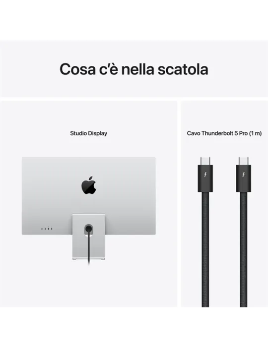 Apple Studio Display 27" - Vetro nano-texture - Adattatore di montaggio VESA (supporto non incluso)