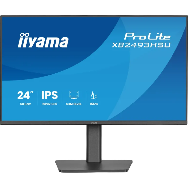 iiyama ProLite XB2493HSU-B1 Monitor PC 60,5 cm (23.8") 1920 x 1080 Pixel Full HD LED Nero
