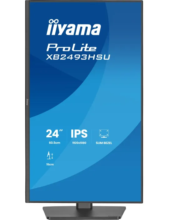 iiyama ProLite XB2493HSU-B1 Monitor PC 60,5 cm (23.8") 1920 x 1080 Pixel Full HD LED Nero