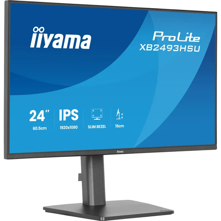 iiyama ProLite XB2493HSU-B1 Monitor PC 60,5 cm (23.8") 1920 x 1080 Pixel Full HD LED Nero