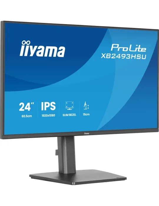 iiyama ProLite XB2493HSU-B1 Monitor PC 60,5 cm (23.8") 1920 x 1080 Pixel Full HD LED Nero