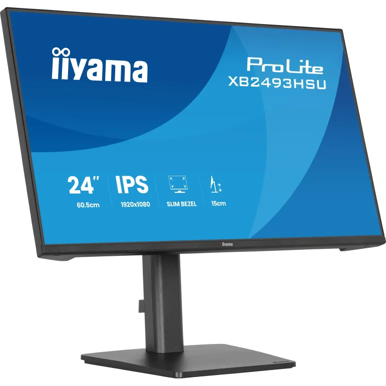 iiyama ProLite XB2493HSU-B1 Monitor PC 60,5 cm (23.8") 1920 x 1080 Pixel Full HD LED Nero
