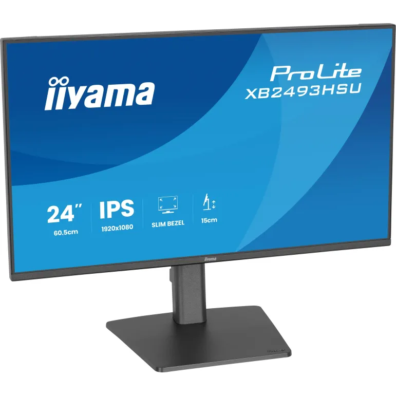 iiyama ProLite XB2493HSU-B1 Monitor PC 60,5 cm (23.8") 1920 x 1080 Pixel Full HD LED Nero
