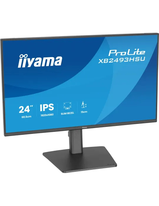 iiyama ProLite XB2493HSU-B1 Monitor PC 60,5 cm (23.8") 1920 x 1080 Pixel Full HD LED Nero