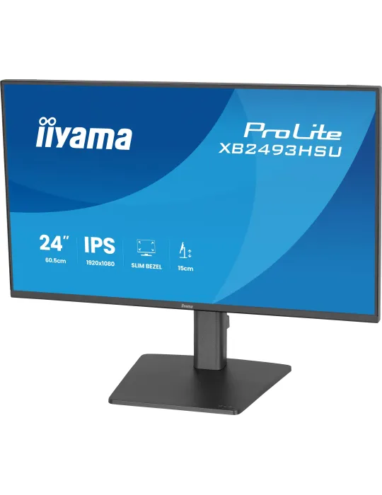 iiyama ProLite XB2493HSU-B1 Monitor PC 60,5 cm (23.8") 1920 x 1080 Pixel Full HD LED Nero