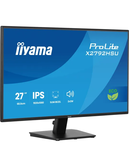 iiyama ProLite X2792HSU-B1 Monitor PC 68,6 cm (27") 1920 x 1080 Pixel Full HD LED Nero
