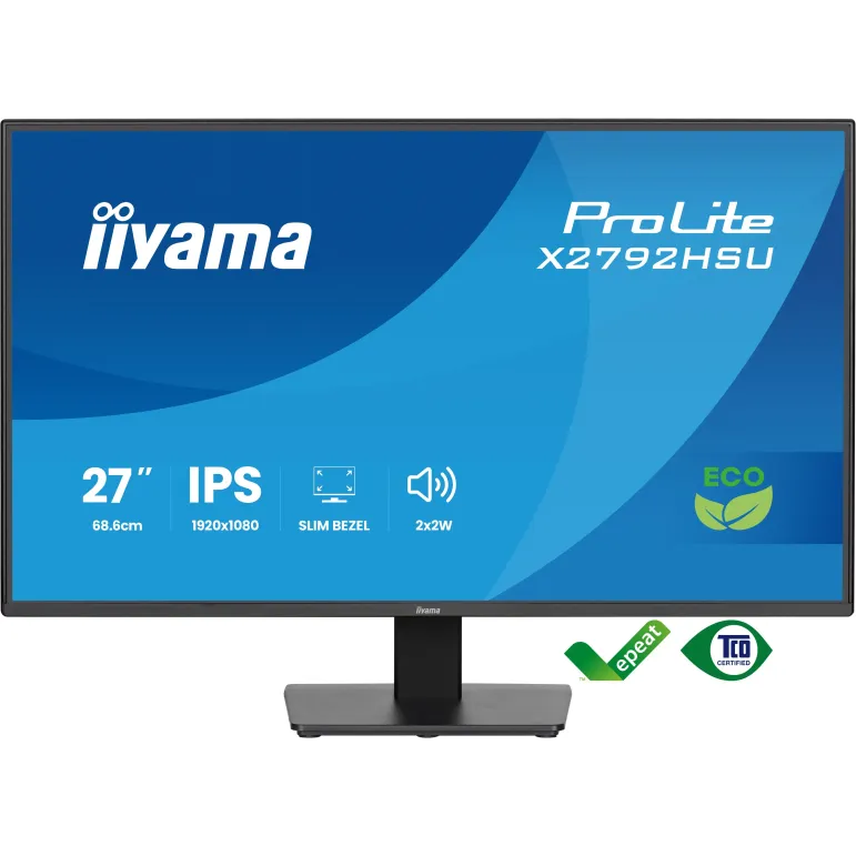 iiyama ProLite X2792HSU-B1 Monitor PC 68,6 cm (27") 1920 x 1080 Pixel Full HD LED Nero
