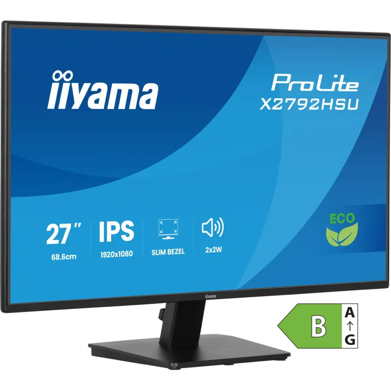 iiyama ProLite X2792HSU-B1 Monitor PC 68,6 cm (27") 1920 x 1080 Pixel Full HD LED Nero