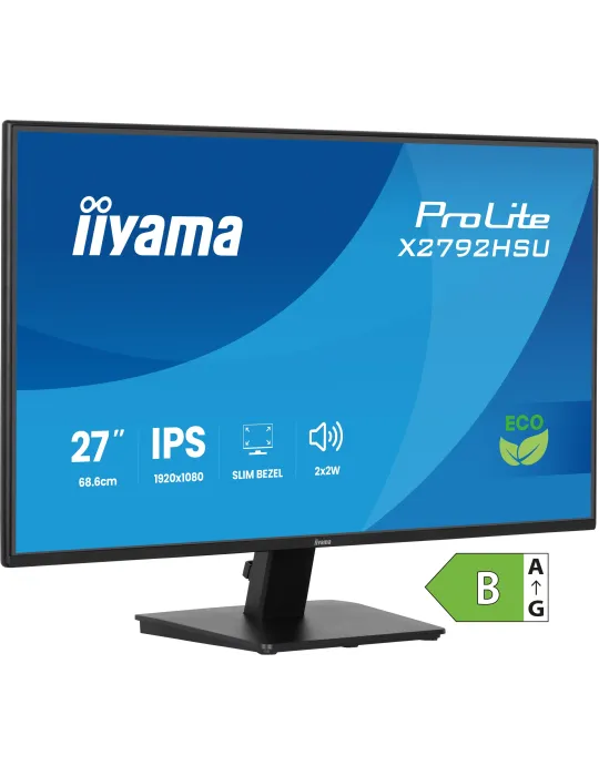 iiyama ProLite X2792HSU-B1 Monitor PC 68,6 cm (27") 1920 x 1080 Pixel Full HD LED Nero