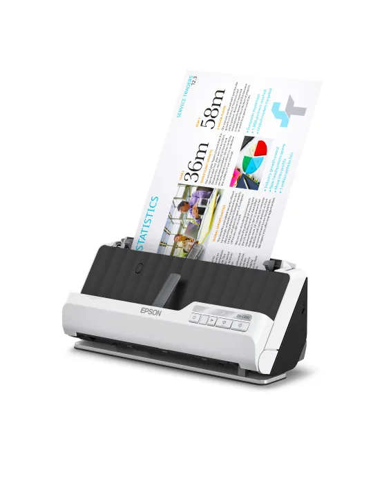 Epson DS-C490 Scanner con ADF + alimentatore di fogli 600 x 600 DPI A4 Nero, Bianco