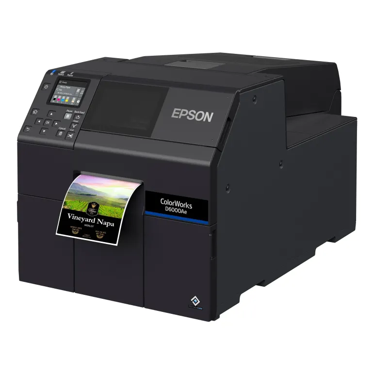Epson ColorWorks D6000Ae stampante per etichette (CD) Trasferimento termico A colori 1200 x 1200 DPI 119 mm s Cablato