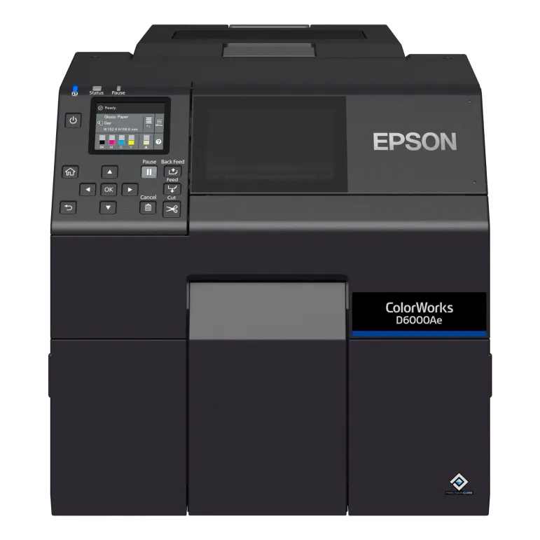 Epson ColorWorks D6000Ae stampante per etichette (CD) Trasferimento termico A colori 1200 x 1200 DPI 119 mm s Cablato