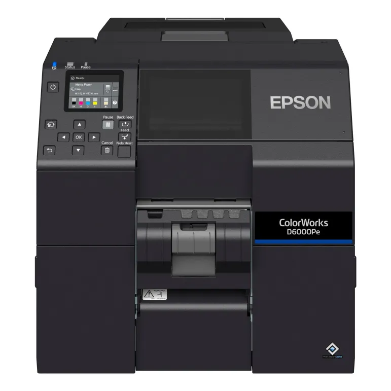 Epson ColorWorks D6000Pe stampante per etichette (CD) Trasferimento termico A colori 1200 x 1200 DPI 119 mm s Cablato