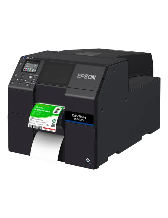 Epson ColorWorks D6000Pe stampante per etichette (CD) Trasferimento termico A colori 1200 x 1200 DPI 119 mm s Cablato