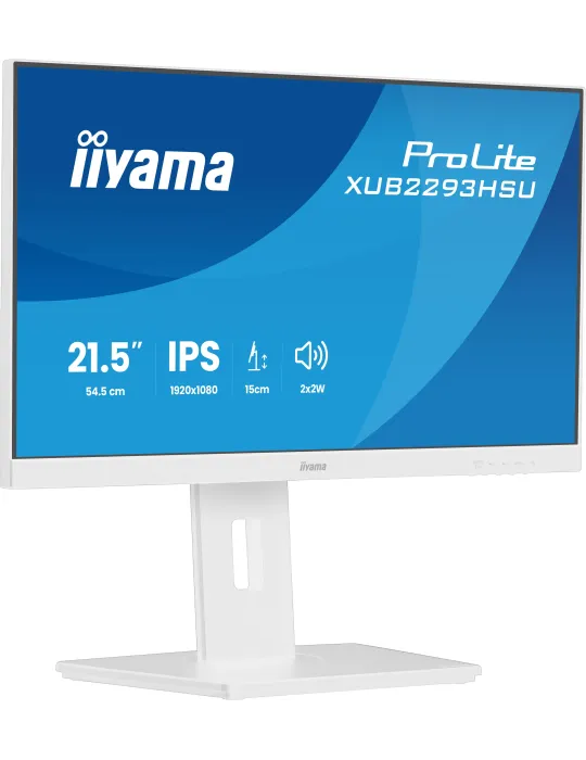 iiyama ProLite XUB2293HSU-W7 Monitor PC 54,6 cm (21.5") 1920 x 1080 Pixel Full HD LED Bianco