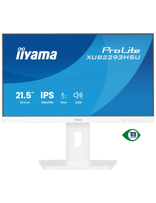 iiyama ProLite XUB2293HSU-W7 Monitor PC 54,6 cm (21.5") 1920 x 1080 Pixel Full HD LED Bianco