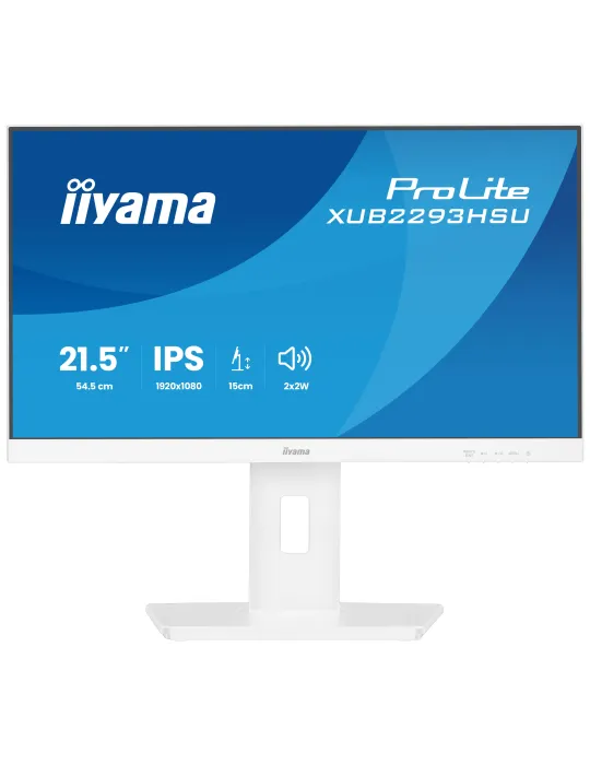 iiyama ProLite XUB2293HSU-W7 Monitor PC 54,6 cm (21.5") 1920 x 1080 Pixel Full HD LED Bianco
