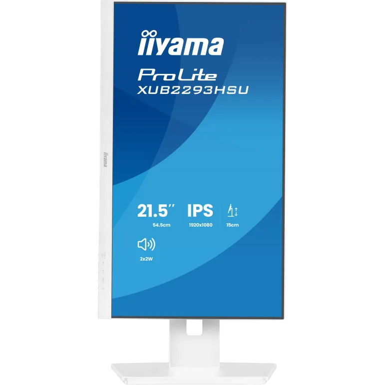 iiyama ProLite XUB2293HSU-W7 Monitor PC 54,6 cm (21.5") 1920 x 1080 Pixel Full HD LED Bianco