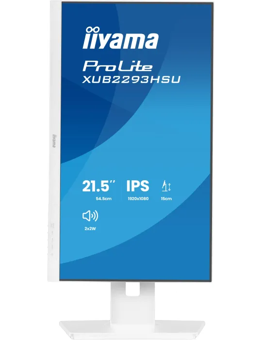 iiyama ProLite XUB2293HSU-W7 Monitor PC 54,6 cm (21.5") 1920 x 1080 Pixel Full HD LED Bianco