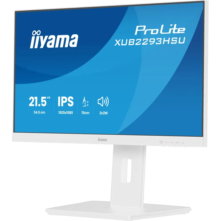 iiyama ProLite XUB2293HSU-W7 Monitor PC 54,6 cm (21.5") 1920 x 1080 Pixel Full HD LED Bianco