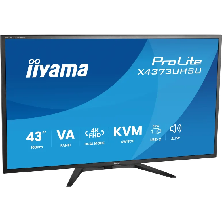 iiyama ProLite X4373UHSU-B2 Monitor PC 108 cm (42.5") 3840 x 2160 Pixel 4K Ultra HD LED Nero