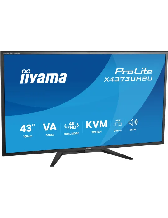 iiyama ProLite X4373UHSU-B2 Monitor PC 108 cm (42.5") 3840 x 2160 Pixel 4K Ultra HD LED Nero
