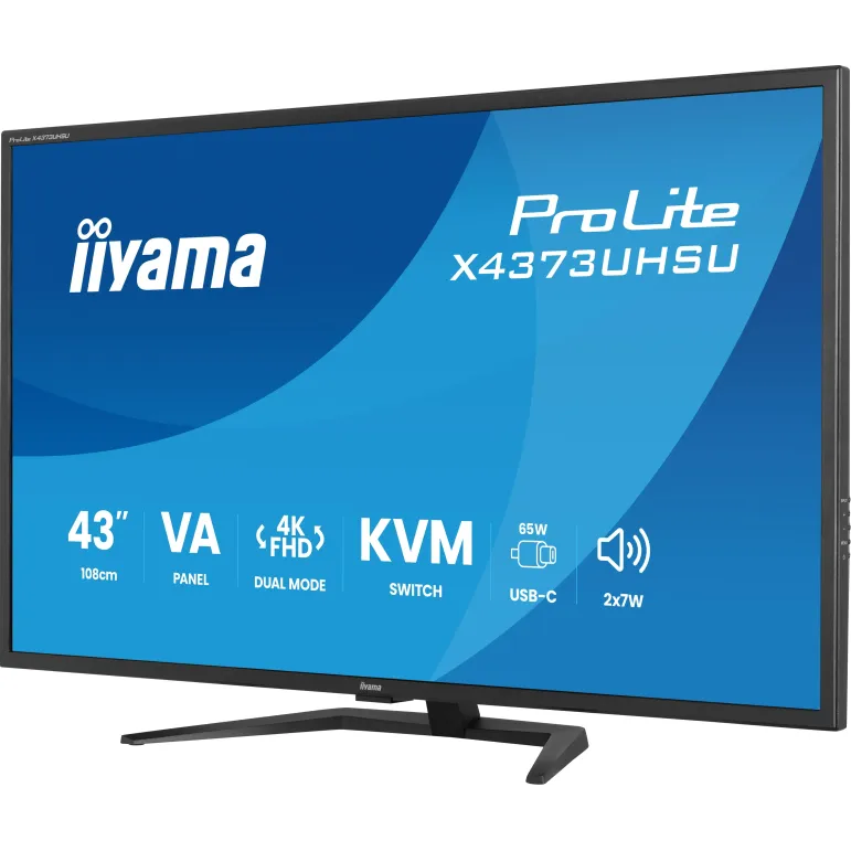 iiyama ProLite X4373UHSU-B2 Monitor PC 108 cm (42.5") 3840 x 2160 Pixel 4K Ultra HD LED Nero
