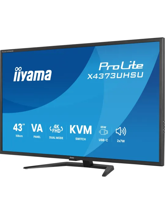 iiyama ProLite X4373UHSU-B2 Monitor PC 108 cm (42.5") 3840 x 2160 Pixel 4K Ultra HD LED Nero