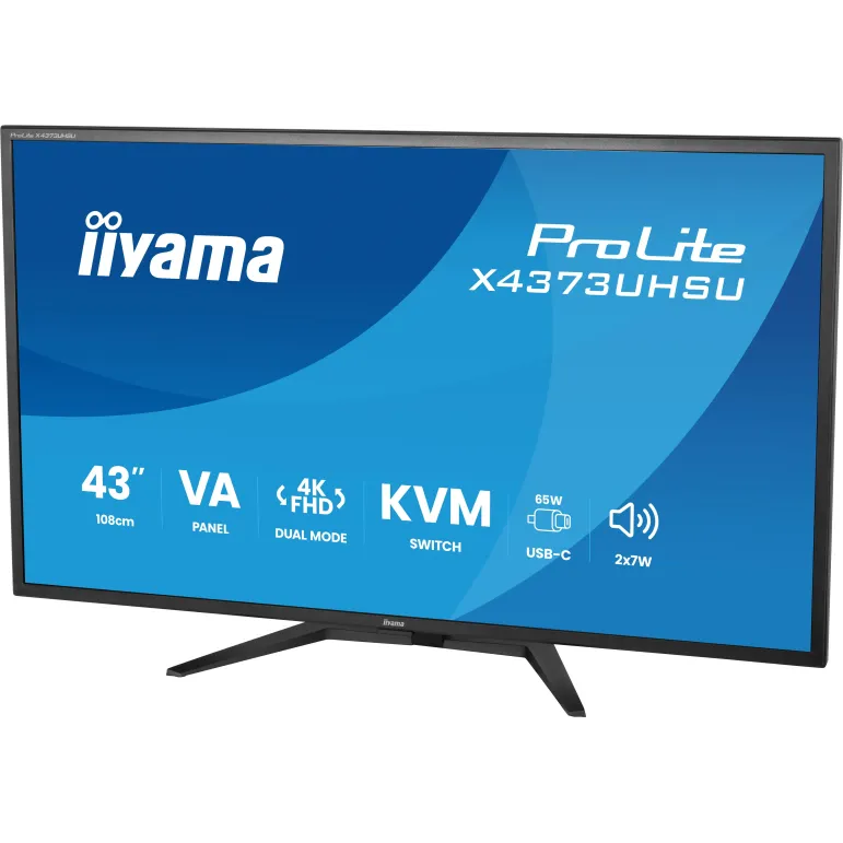 iiyama ProLite X4373UHSU-B2 Monitor PC 108 cm (42.5") 3840 x 2160 Pixel 4K Ultra HD LED Nero