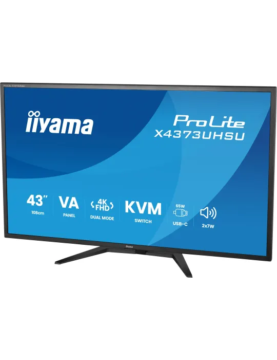 iiyama ProLite X4373UHSU-B2 Monitor PC 108 cm (42.5") 3840 x 2160 Pixel 4K Ultra HD LED Nero