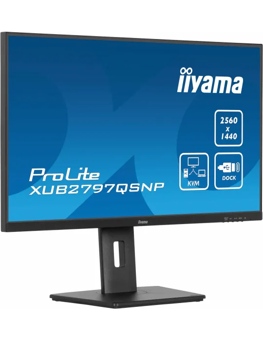 iiyama ProLite XUB2797QSNP-B1 Monitor PC 68,6 cm (27") 2560 x 1440 Pixel Quad HD LED Nero
