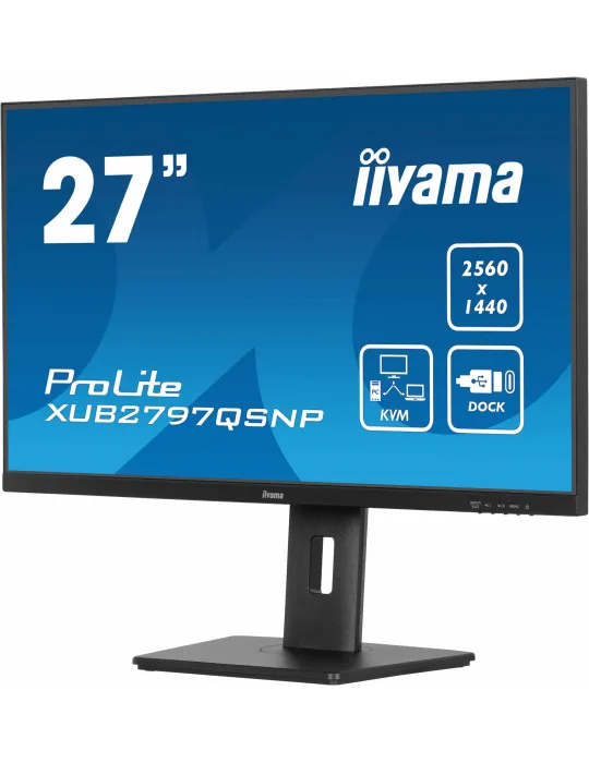 iiyama ProLite XUB2797QSNP-B1 Monitor PC 68,6 cm (27") 2560 x 1440 Pixel Quad HD LED Nero