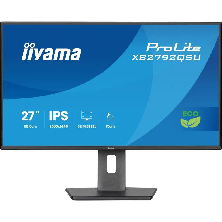 iiyama ProLite XB2792QSU-B1 Monitor PC 68,6 cm (27") 2560 x 1440 Pixel Quad HD LED Nero