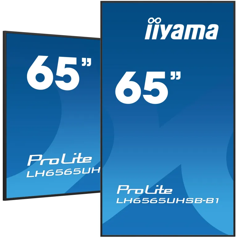 iiyama LH6565UHSB-B1 visualizzatore di messaggi Design chiosco 163,8 cm (64.5") LED Wi-Fi 800 cd m² 4K Ultra HD Nero Processore