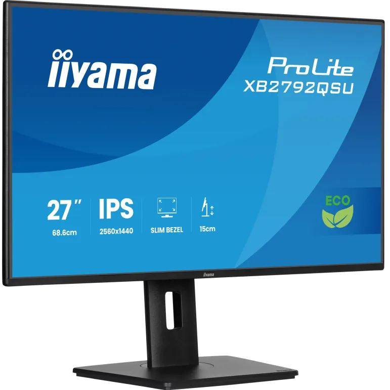 iiyama ProLite XB2792QSU-B1 Monitor PC 68,6 cm (27") 2560 x 1440 Pixel Quad HD LED Nero