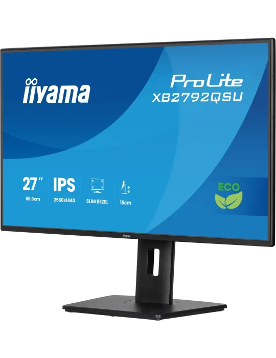 iiyama ProLite XB2792QSU-B1 Monitor PC 68,6 cm (27") 2560 x 1440 Pixel Quad HD LED Nero