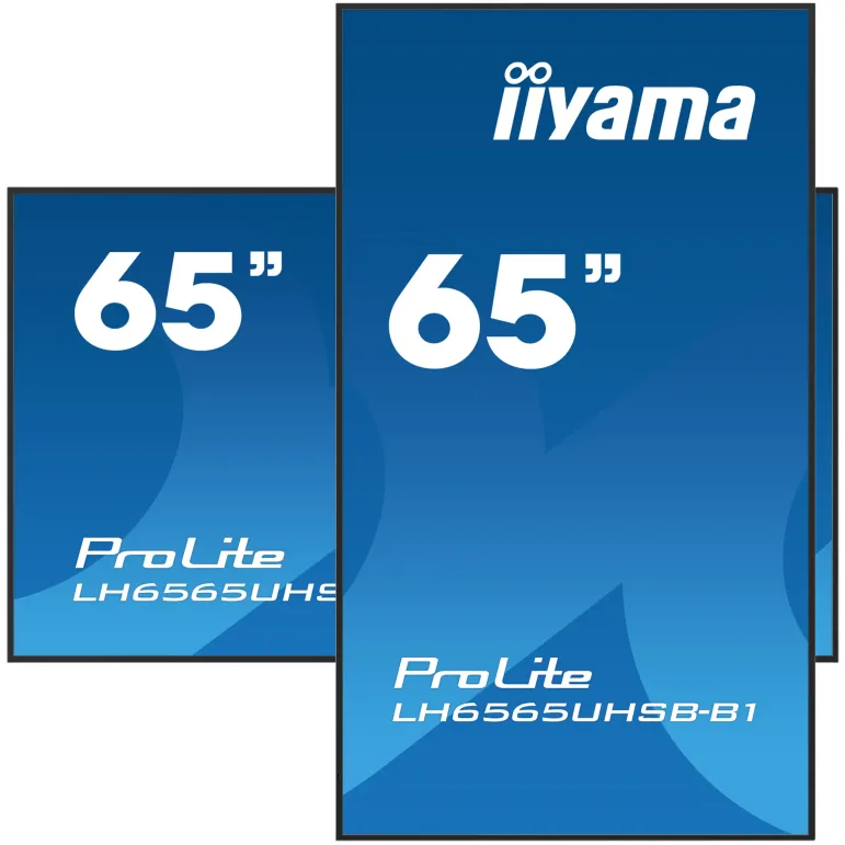 iiyama LH6565UHSB-B1 visualizzatore di messaggi Design chiosco 163,8 cm (64.5") LED Wi-Fi 800 cd m² 4K Ultra HD Nero Processore
