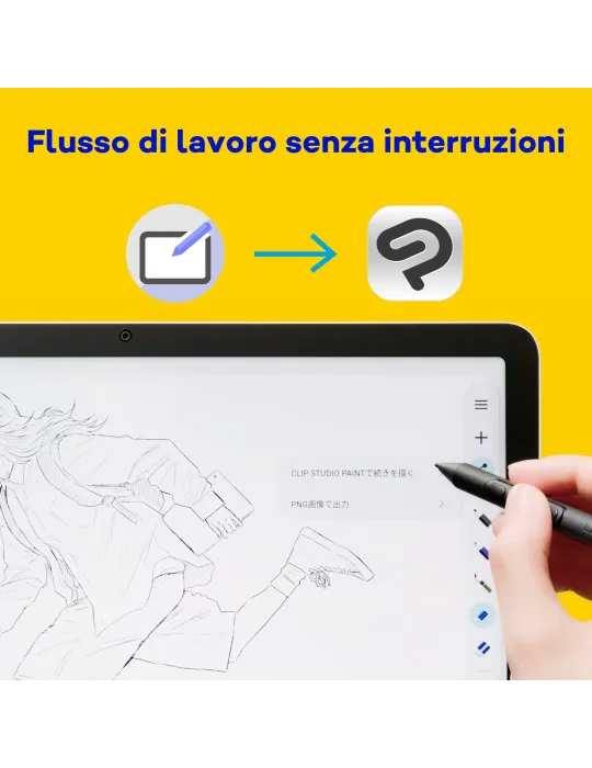Wacom MovinkPad 11 - Tablet Android portatile da 11" per giovani artisti