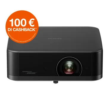 Epson Lifestudio Pop Plus EF-62B, videoproiettore portatile smart, Sound by Bose, Google TV, 4K Pro UHD
