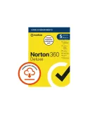 Norton 360 Deluxe Licenza Completa 1 Utente, 5 Dispositivi - Abbonamento 1 Anno (ESD)