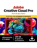 Adobe Creative Cloud Pro per studenti e docenti - Abbonamento 12 Mesi Mac/Win ITALIANO